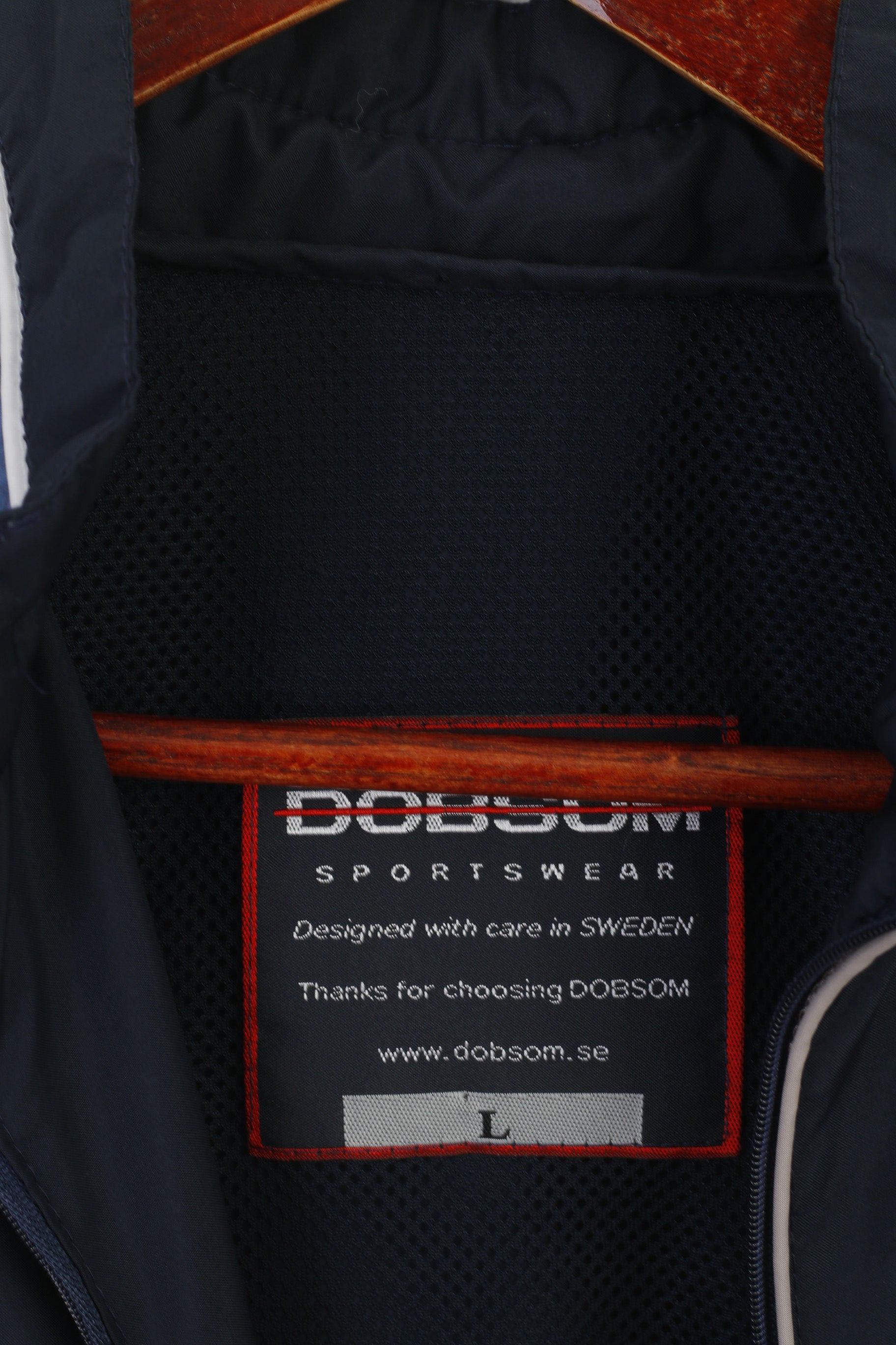 Dobsom Donna L Tuta Navy Sport R-90 Pantaloni leggeri Giacca da corsa Set