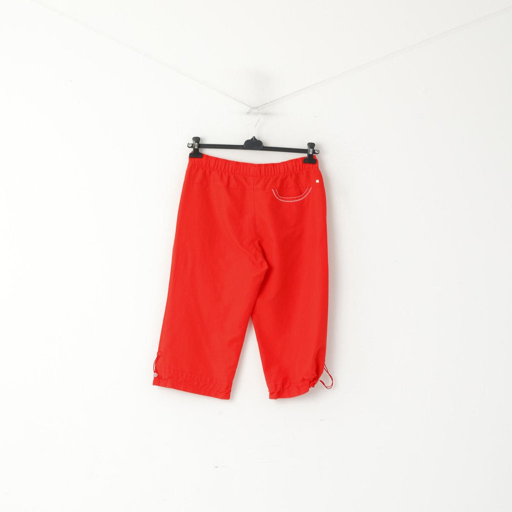 Puma Femme 10 36 S Capri Pantalon Rouge Sportswear Poches Pantalon Short