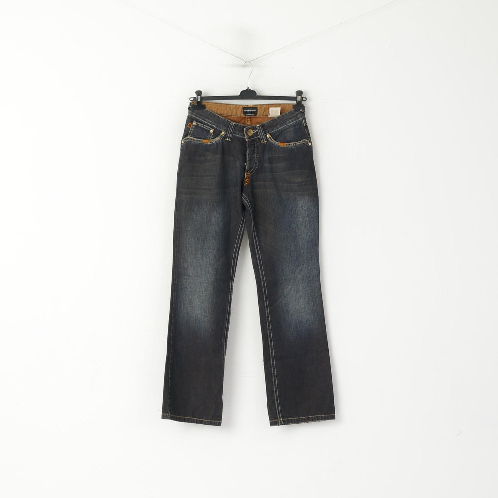 Emporio Armani Hommes 30 46 Jeans Pantalon Marine Vintage Denim Josh Line Pantalon