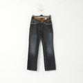 Emporio Armani Uomo 30 46 Pantaloni Jeans Pantaloni Josh Line in denim vintage blu scuro