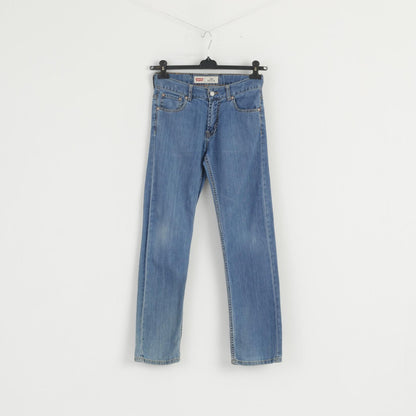 Levi's Pantalon Fille 14 Ans Bleu Jeans Denim Regular 504 Coton Pantalon Skinny
