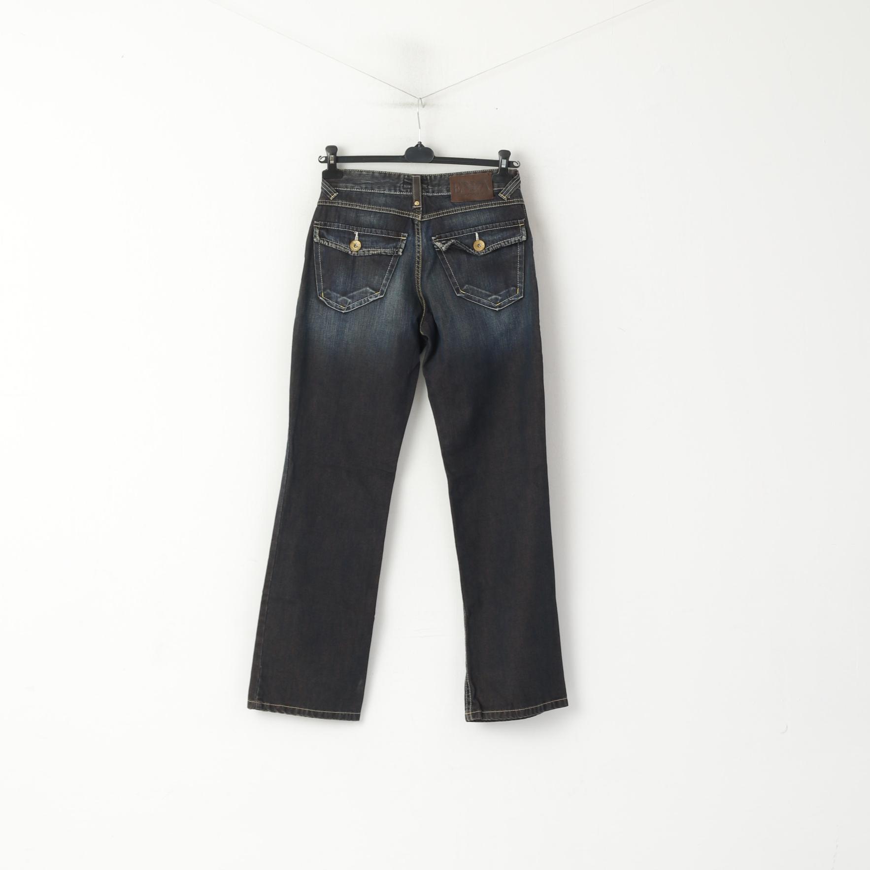 Emporio Armani Hommes 30 46 Jeans Pantalon Marine Vintage Denim Josh Line Pantalon