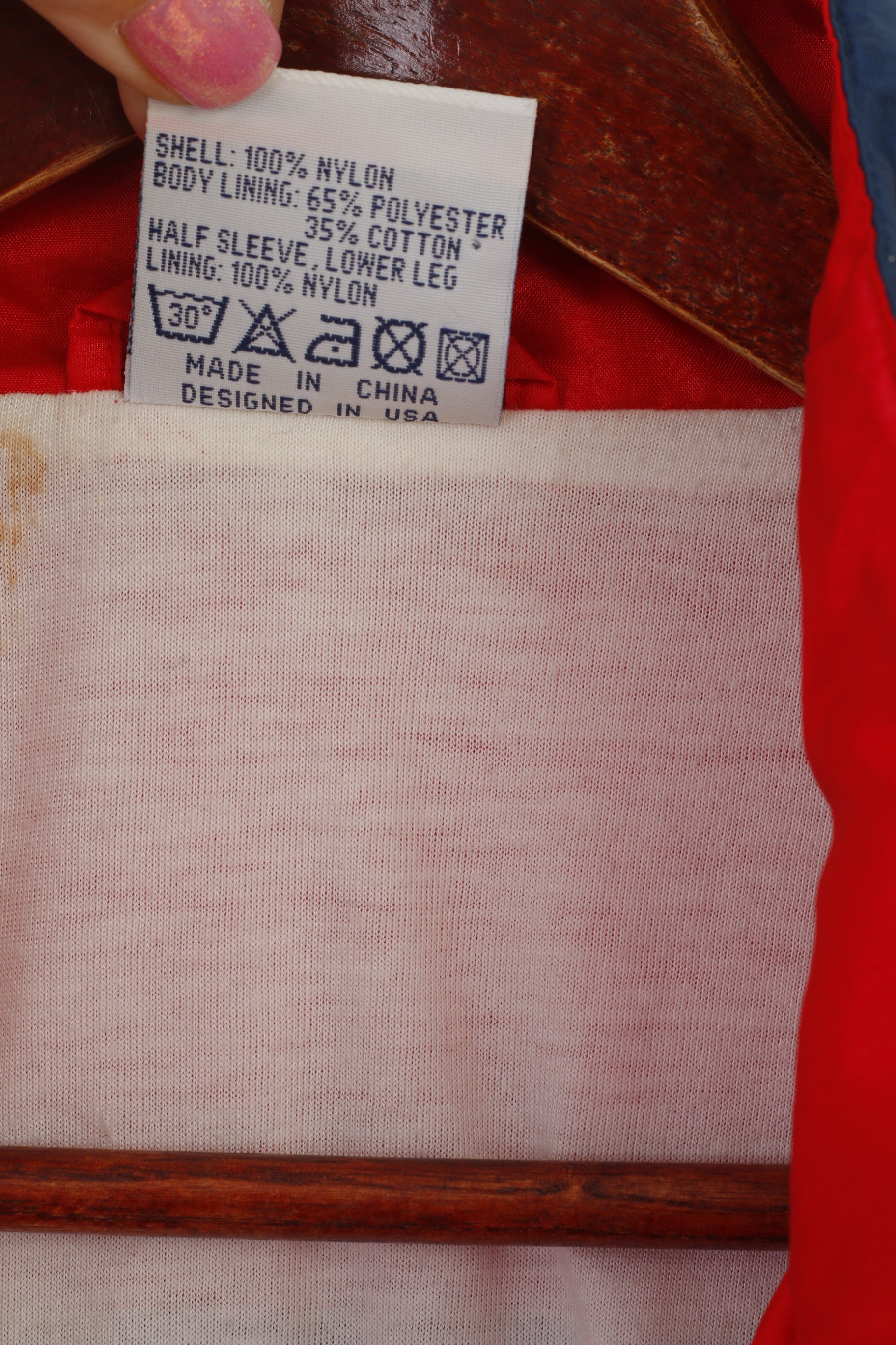 Frank Shorter Sportswear Men L Jacket Red Vintage Shiny Zip Up Run Track Top