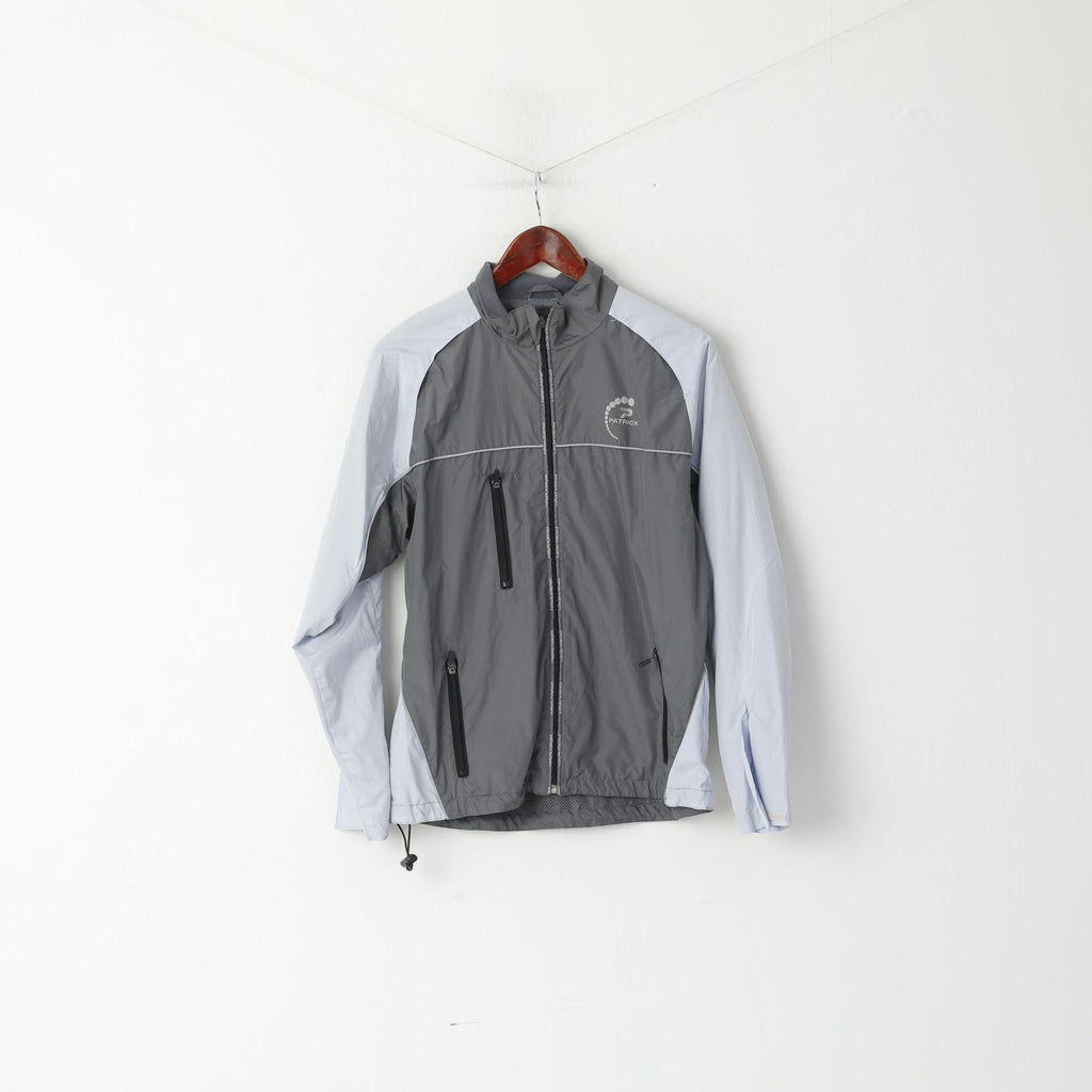 Patrick Giacca da donna M Grigio leggero riflettente Grigio con cerniera intera Top sportivo