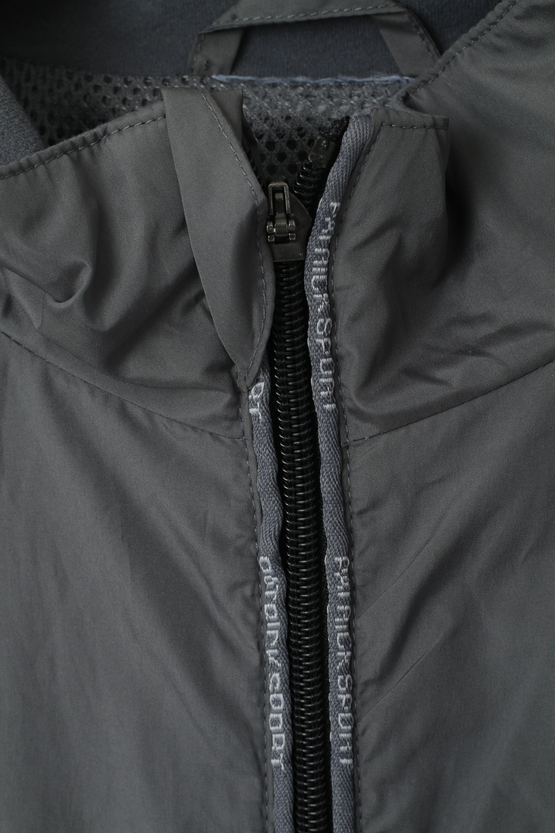 Patrick femmes M veste gris léger réfléchissant gris pleine fermeture éclair vêtements de sport haut