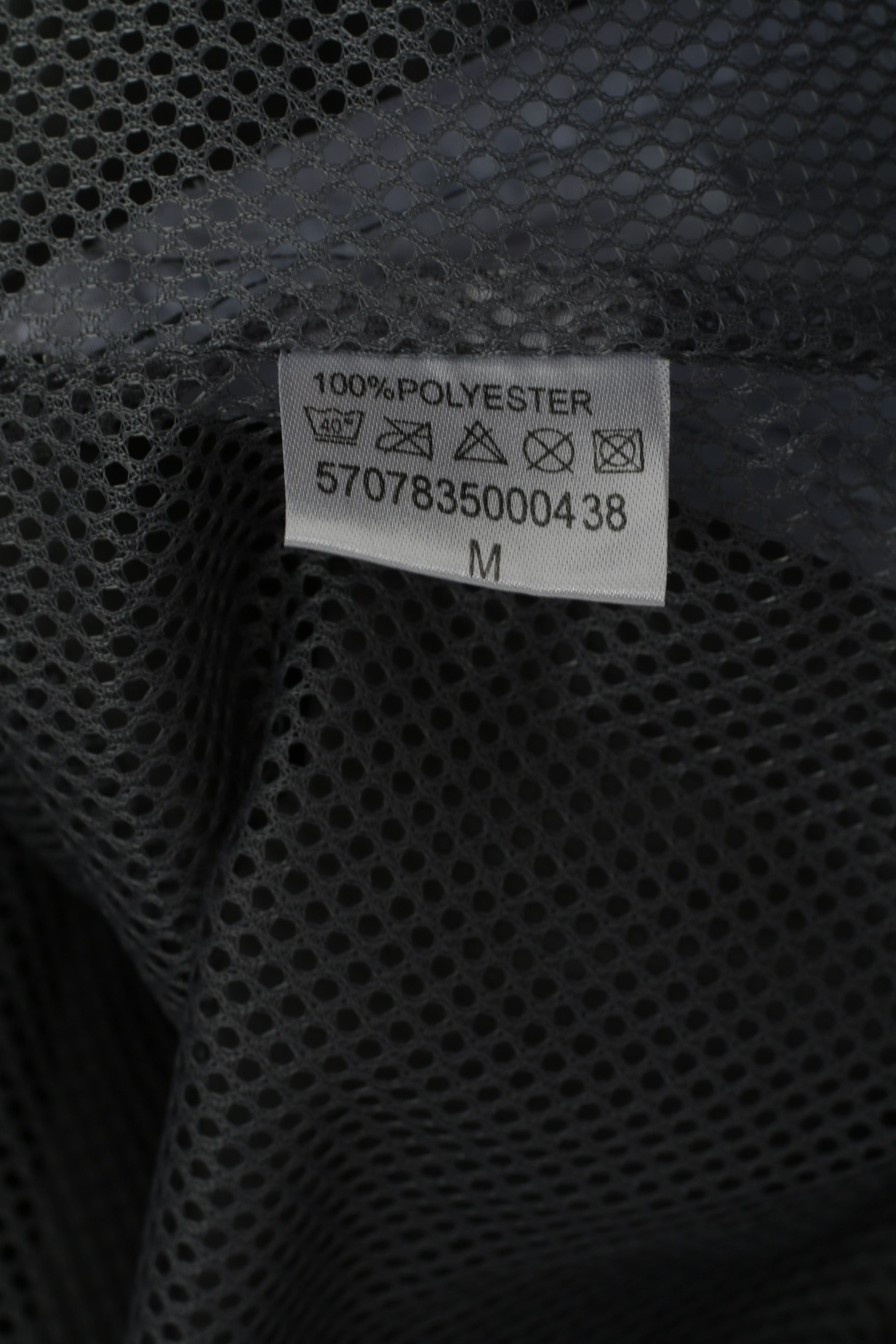 Patrick femmes M veste gris léger réfléchissant gris pleine fermeture éclair vêtements de sport haut