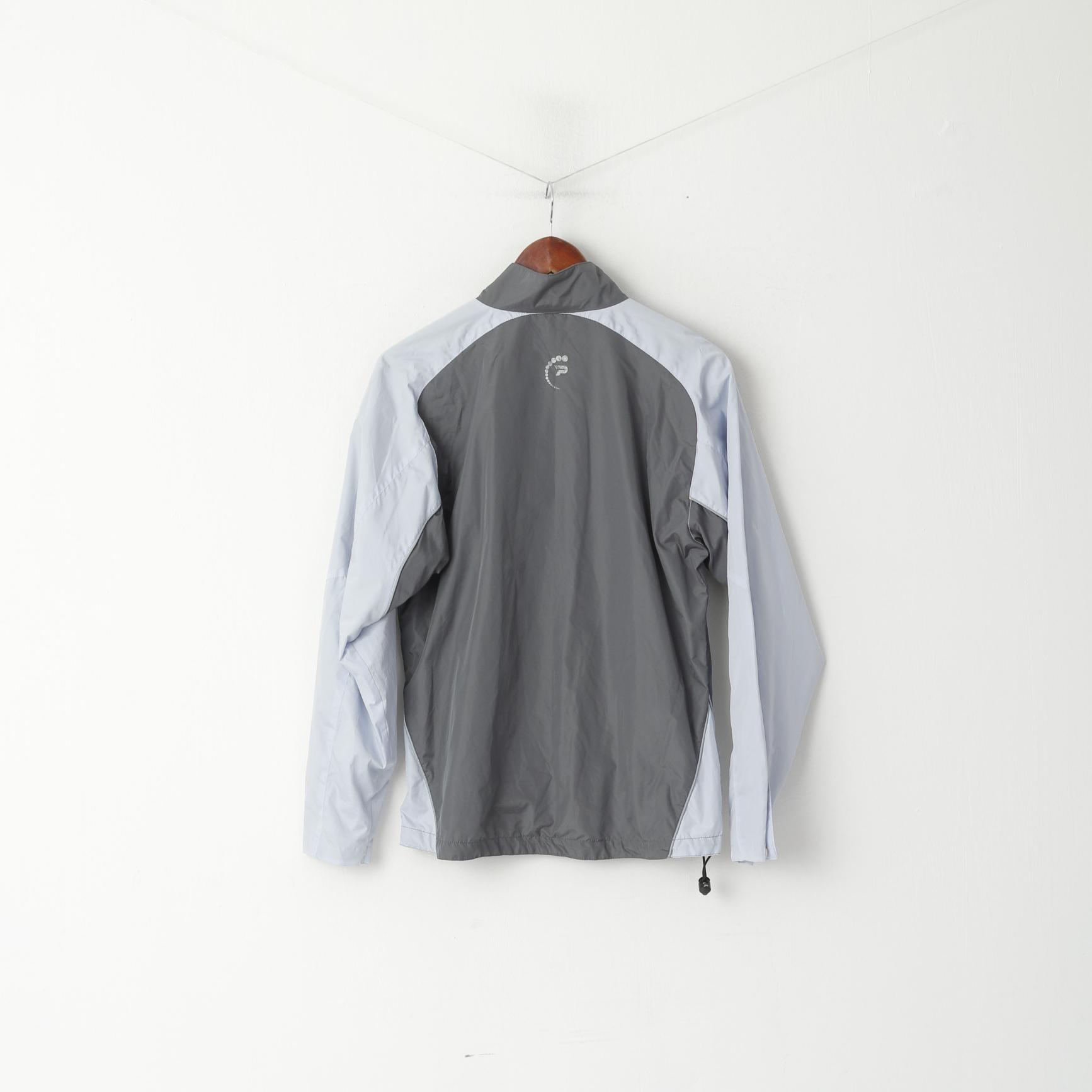 Patrick Giacca da donna M Grigio leggero riflettente Grigio con cerniera intera Top sportivo