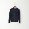 Original Penguin Women S Sweatshirt Navy Cotton Zip Up Hooded Top