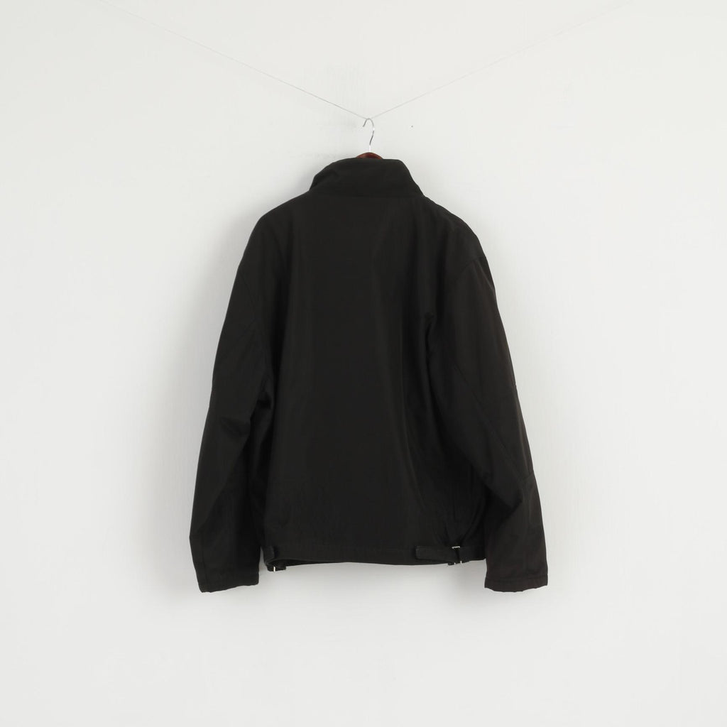 Giacca Marin Alpin da uomo XL nera con cerniera intera Softshell Sport Leisurewear Top