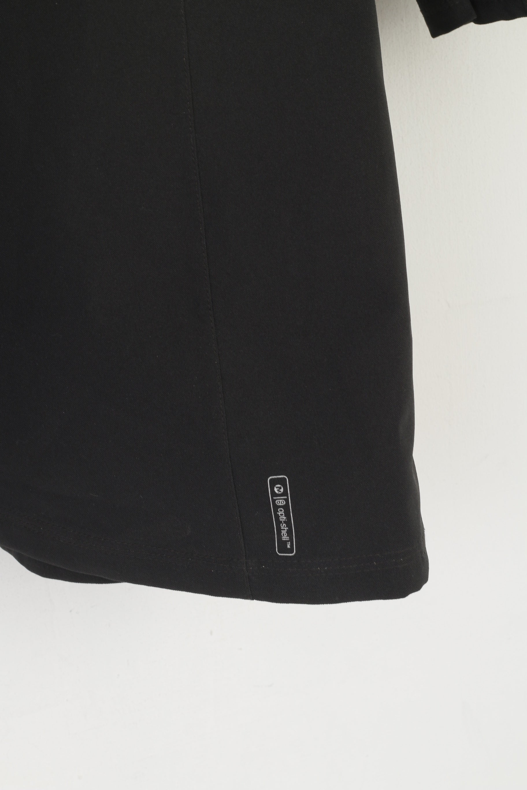 Merrell Women M (S) Coat Black Opti-Shell Rainproof Zip Up Hooded Outdoor Top