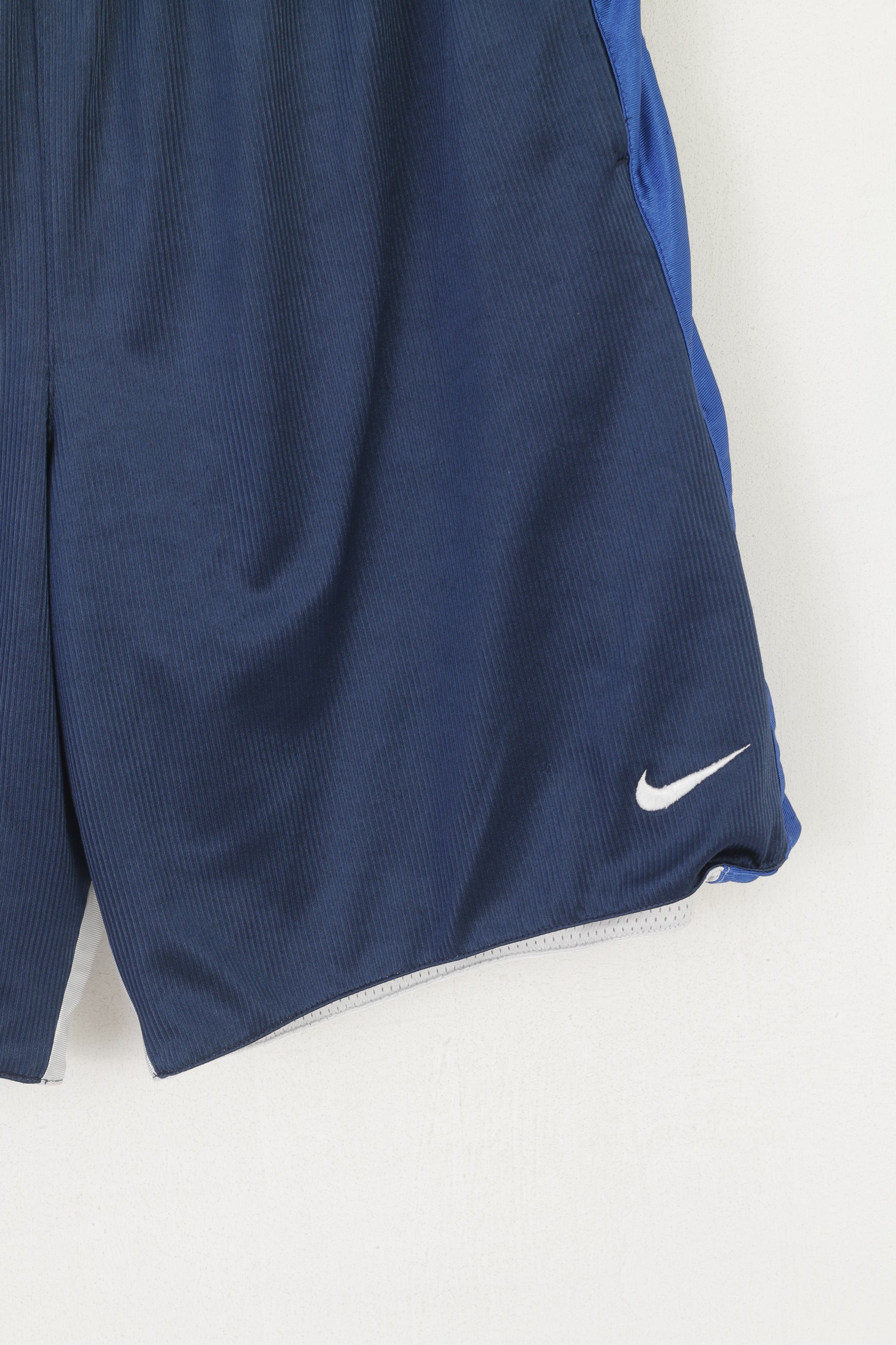 Nike Homme L Short Marine Brillant Basket-Ball Sportswear Entraînement Gym Cordon Extensible Élastique