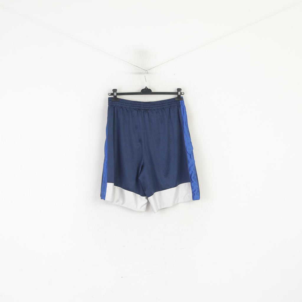 Nike Homme L Short Marine Brillant Basket-Ball Sportswear Entraînement Gym Cordon Extensible Élastique