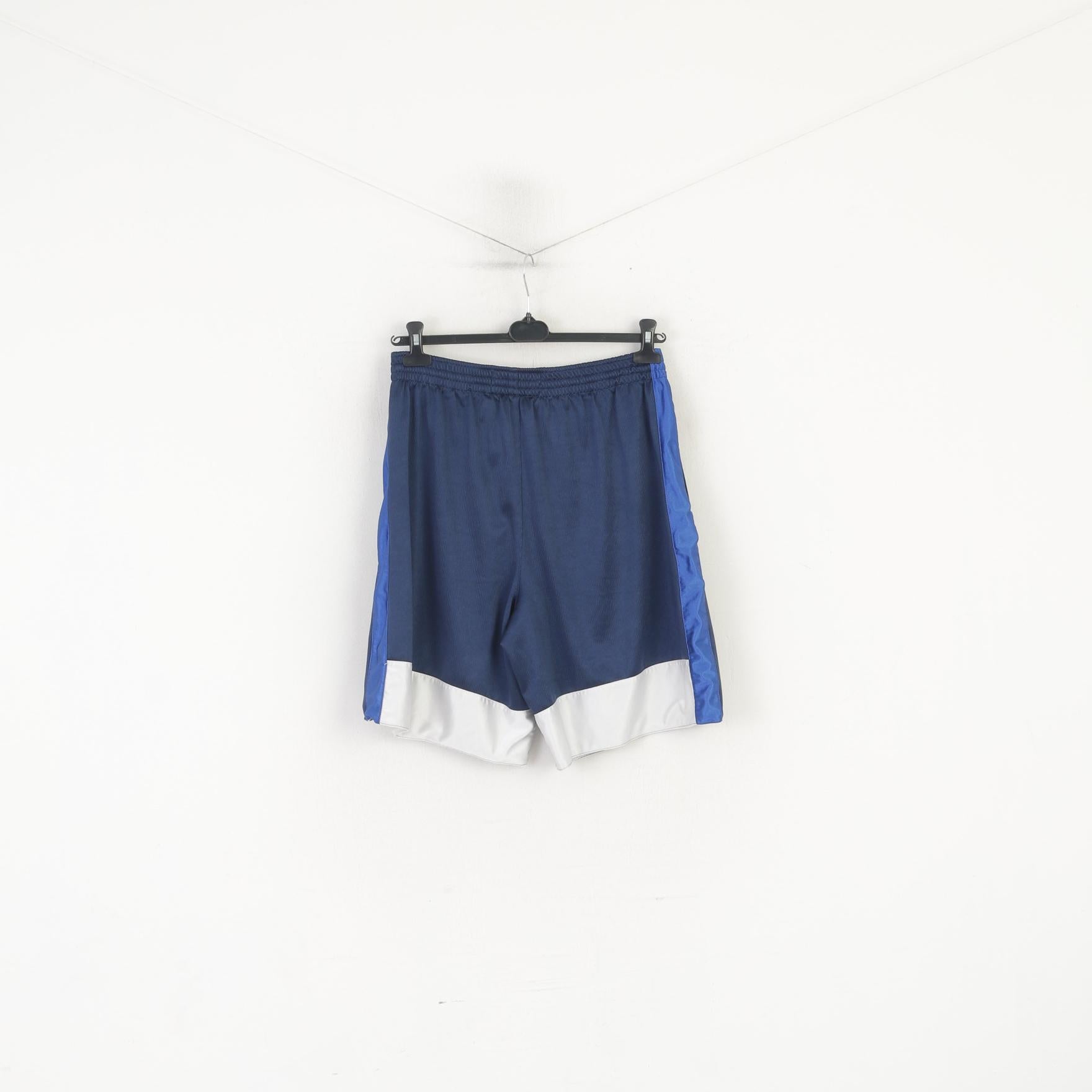 Nike Homme L Short Marine Brillant Basket-Ball Sportswear Entraînement Gym Cordon Extensible Élastique