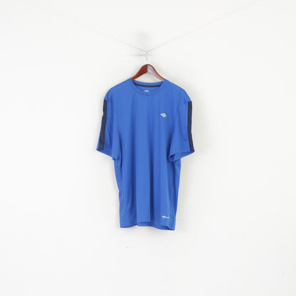 Umbro Homme XXXL Chemise Bleu Sportswear Training Special Jersey Top