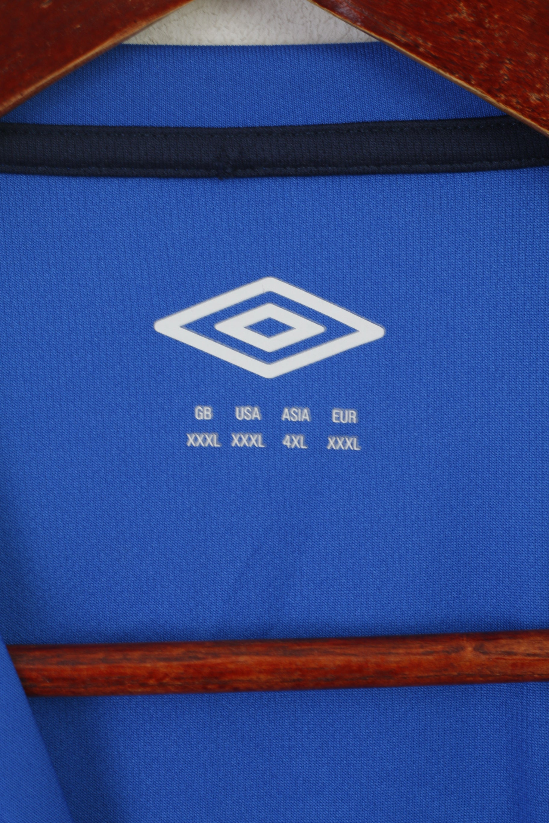 Maglia Umbro da uomo XXXL blu Sportswear Training Speciali Jersey Top