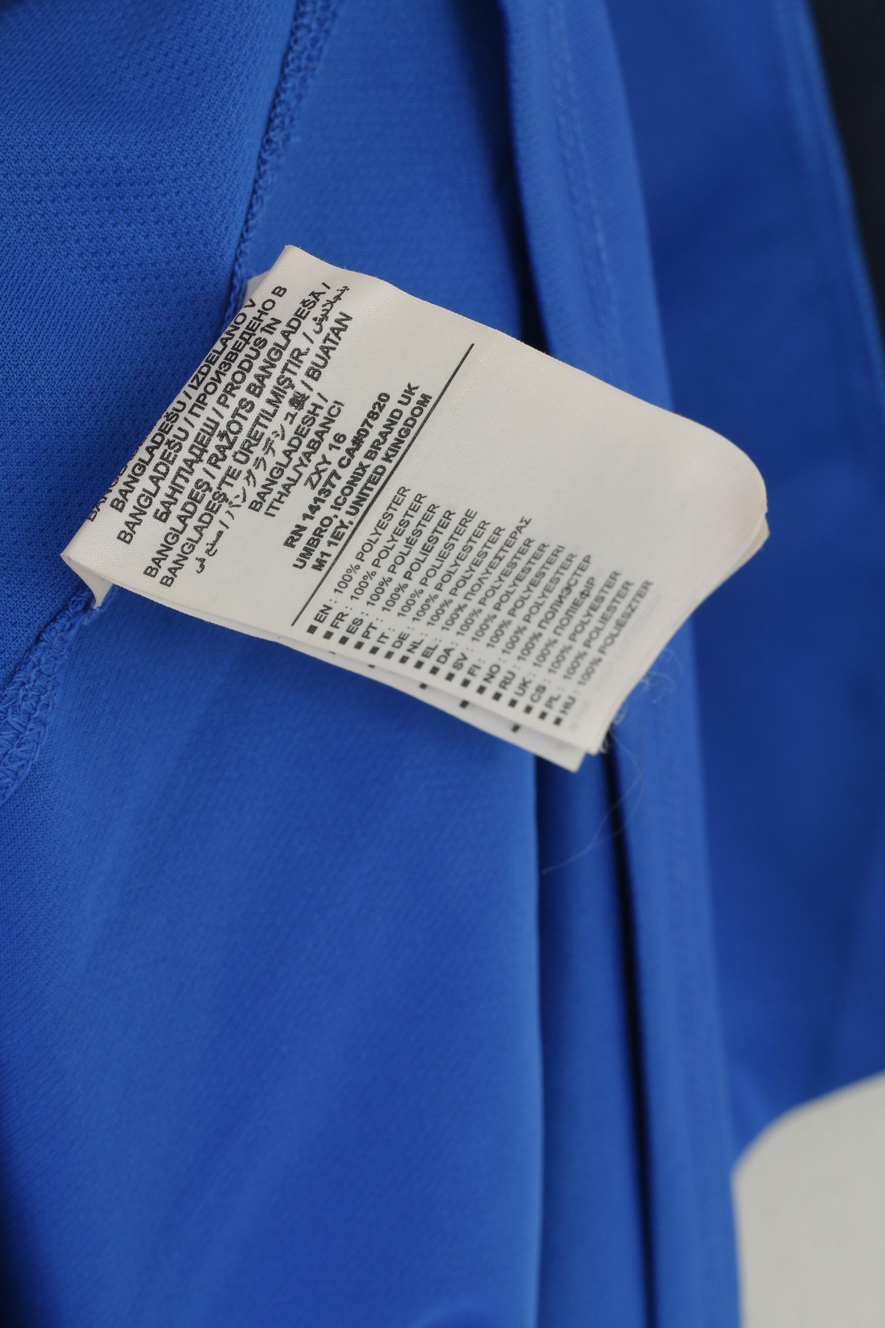 Maglia Umbro da uomo XXXL blu Sportswear Training Speciali Jersey Top