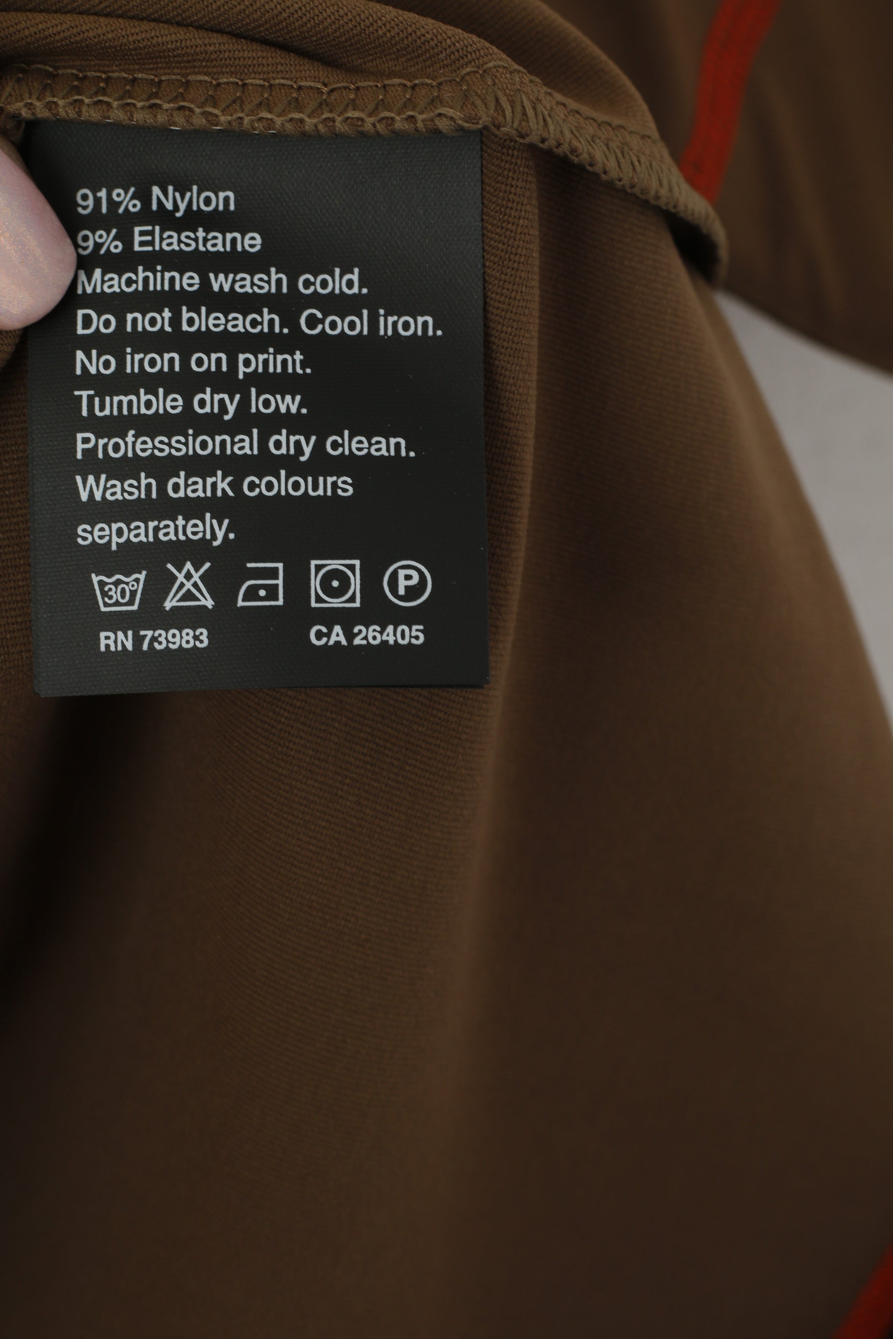 Helly Hansen Femmes L Chemise Marron Nylon Vintage Stretch Col V Sailling Top