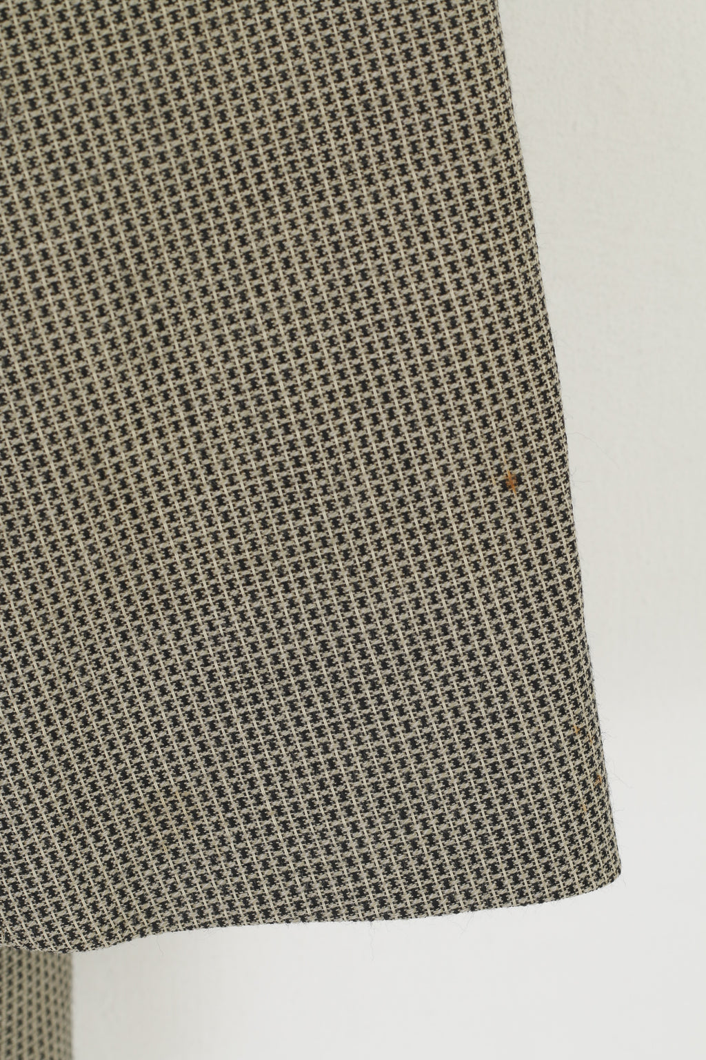 Massimo Datti Men 52 42 Blazer Grey Italy Wool Vintage Micro Check Banero Single Breasted Shoulder Pads Jacket