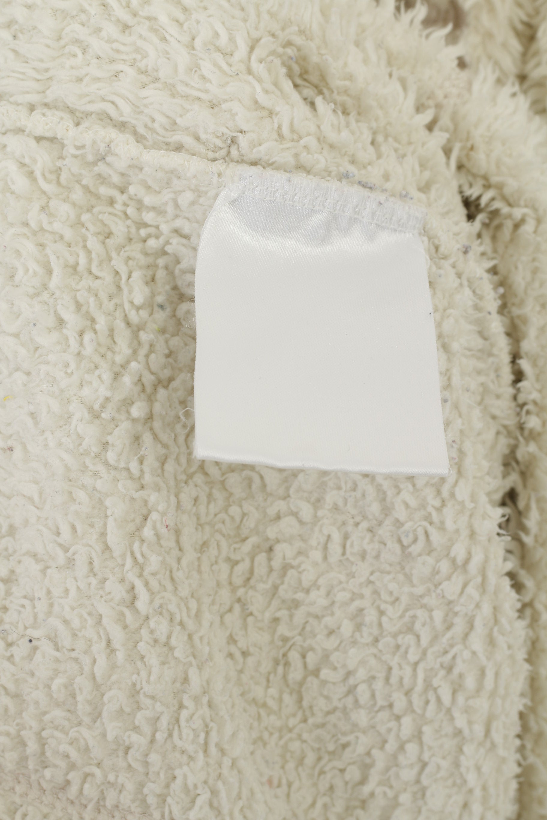 Regatta Women 16 42 XL Fleece Top Beige Fluffy Sweatshirt Zip Neck Soft Blouse