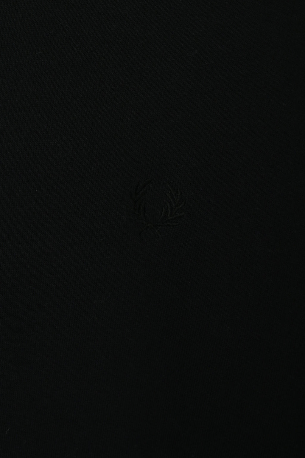 Maglietta Fred Perry da uomo M nera, 100% cotone, girocollo in felpa pesante, top vintage