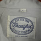 Wrangler Men L Casual Shirt Light Grey Cotton Vintage Quality Clothing Long Sleeve Top