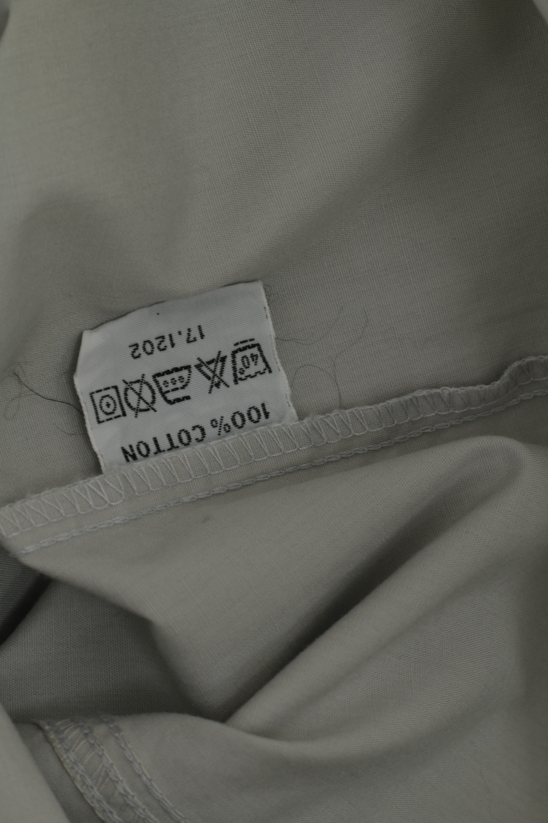 Wrangler Hommes L Chemise Décontractée Gris Clair Coton Vintage Qualité Vêtements Haut À Manches Longues