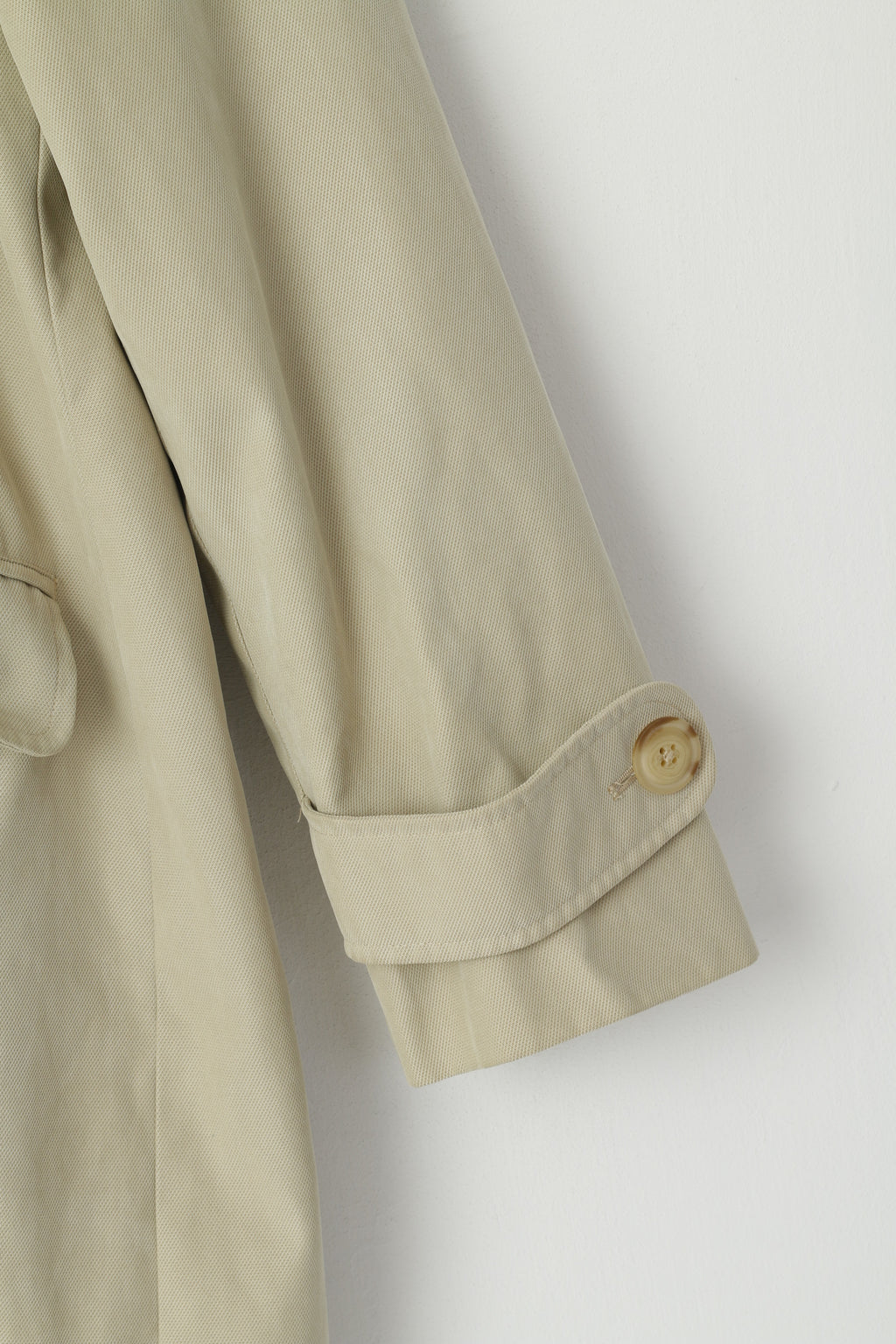 GANT Femmes 16 42 L Caban Beige Classique Double Boutonnage Plaine Veste Top