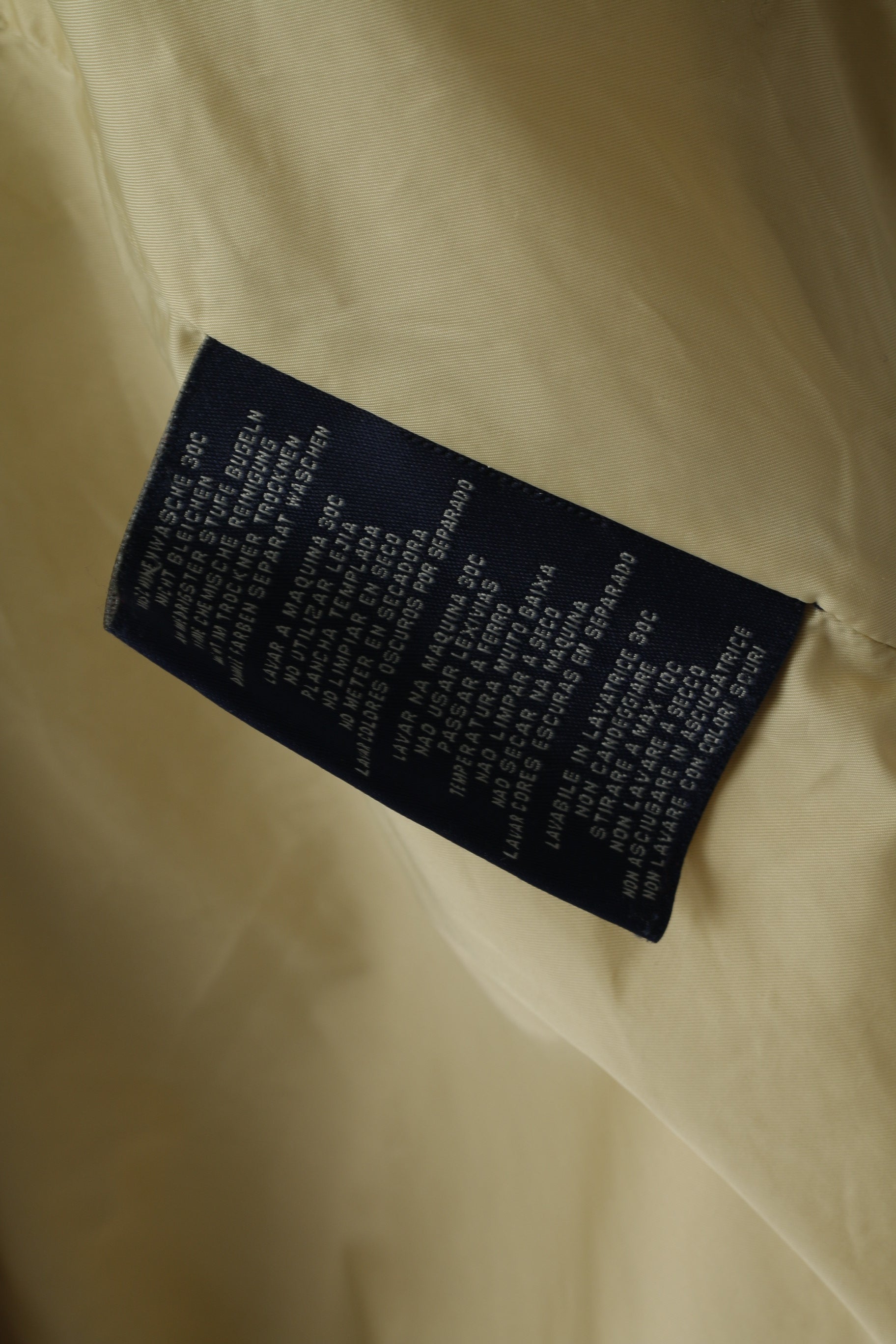 GANT Femmes 16 42 L Caban Beige Classique Double Boutonnage Plaine Veste Top