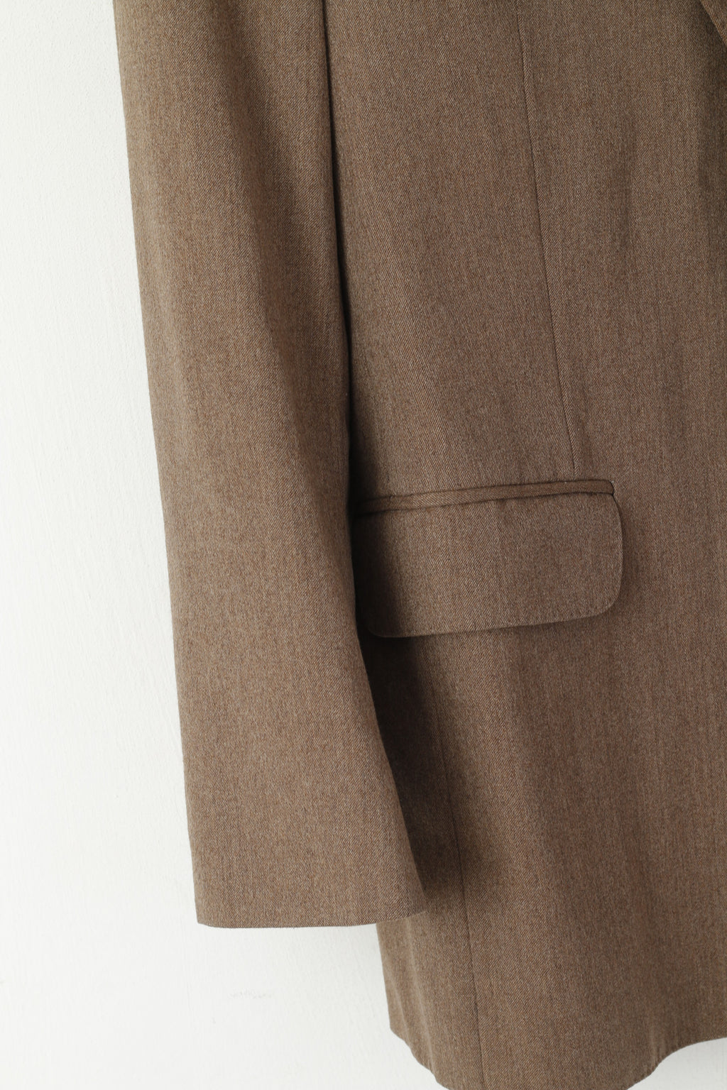 John G Hardy Of London Men 42 Blazer Brown Wool Vintage 90s Single Breasted  Jacket