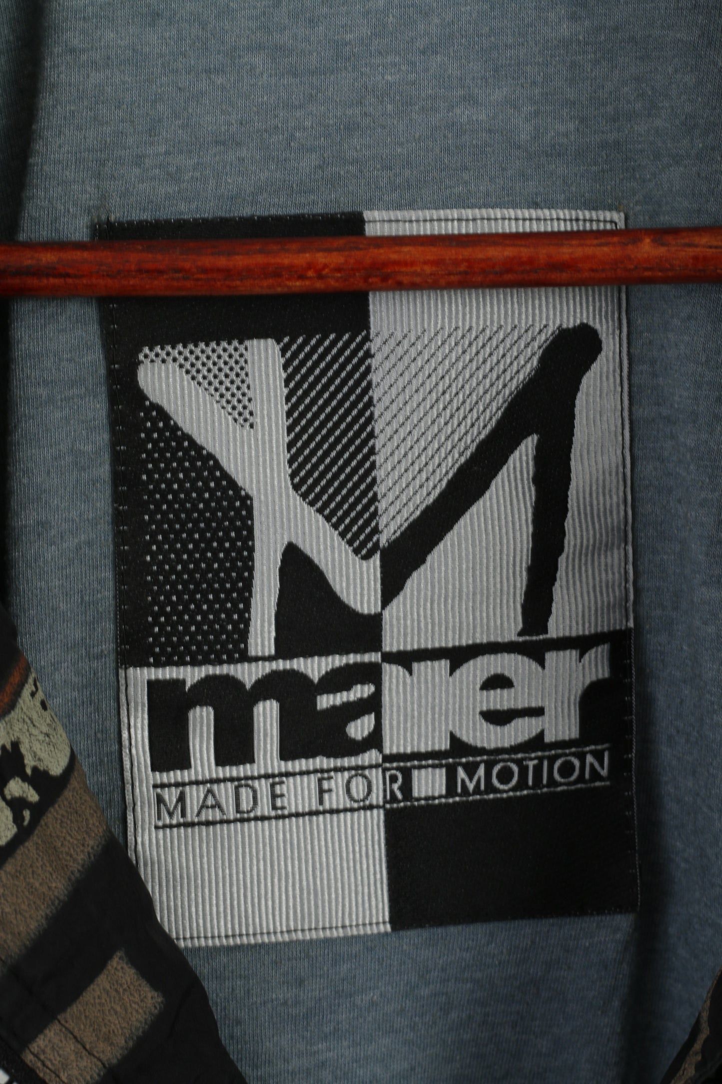 Maier X1 Men XL (XXL) Jacket Brown Patterned Lightweight Nylon Waterproof Retro Top