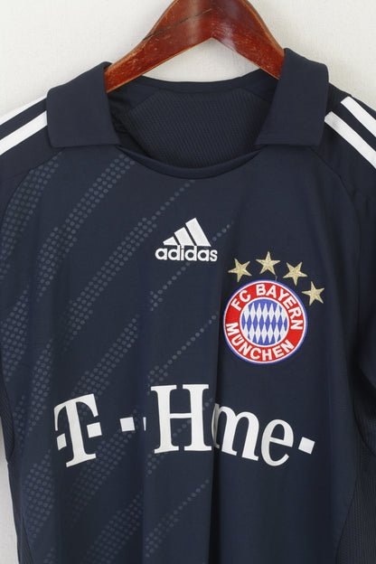 Adidas CF Bayern Garçons 164 14 Âge Chemise Marine Bayern Munich #11 OLIĆ Maillot de Football Haut