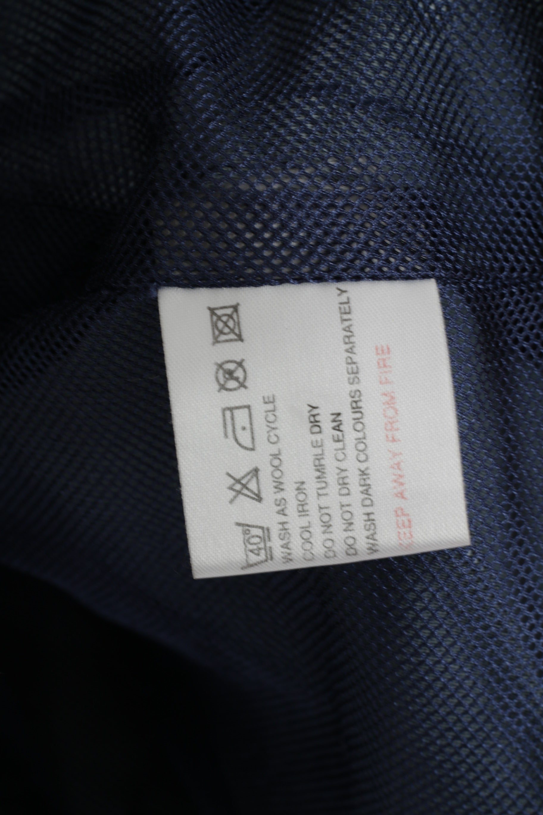 Giacca Head da uomo XL in nylon blu sportivo con cappuccio nascosto impermeabile top vintage