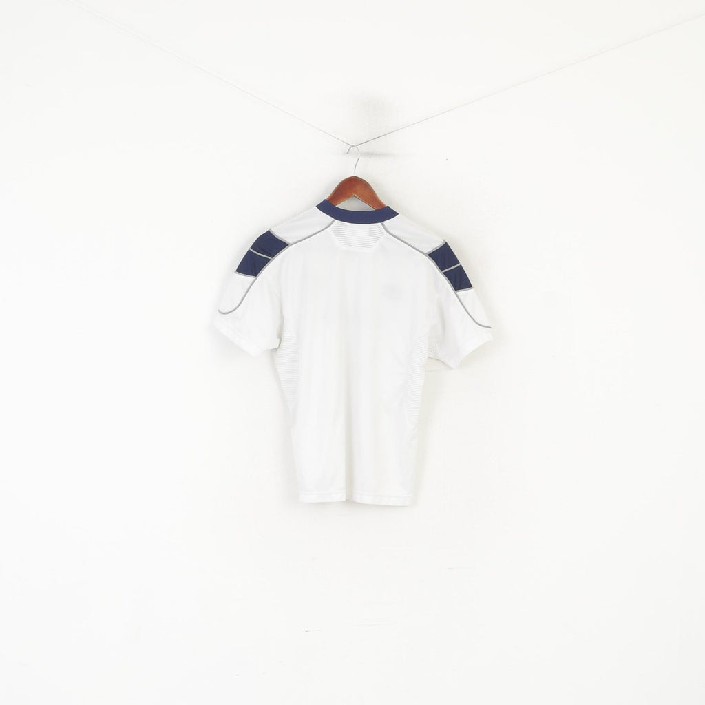 Umbro Manchester United Boys 152-158 Shirt White Vapa Tech Football Jersey Top