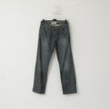 Levi's 559 Men 33 Jeans Trousers Navy Relaxed Straight Leg Denim Cotton Pants