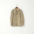 Camel Active Men 102 L Veste Beige Coton Poches entièrement zippées Wind Trail Explorer Top