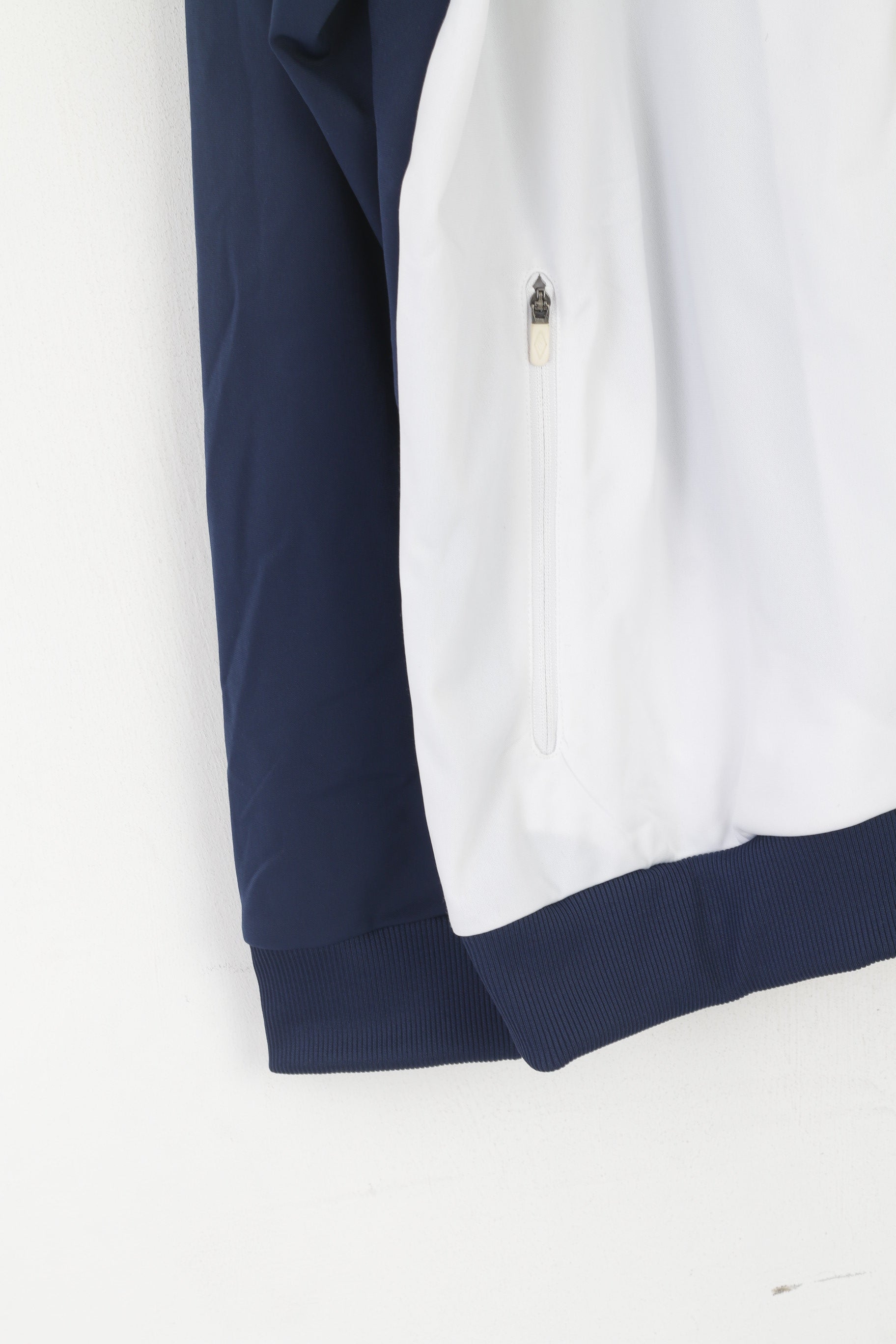 Felpa Umbro da uomo XXL blu navy giallo SvFF Svenska Football Zip Up Track Top