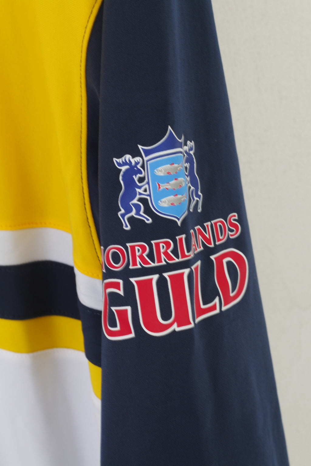 Umbro Homme XXL Sweat Marine Jaune SvFF Svenska Football Zip Up Track Top