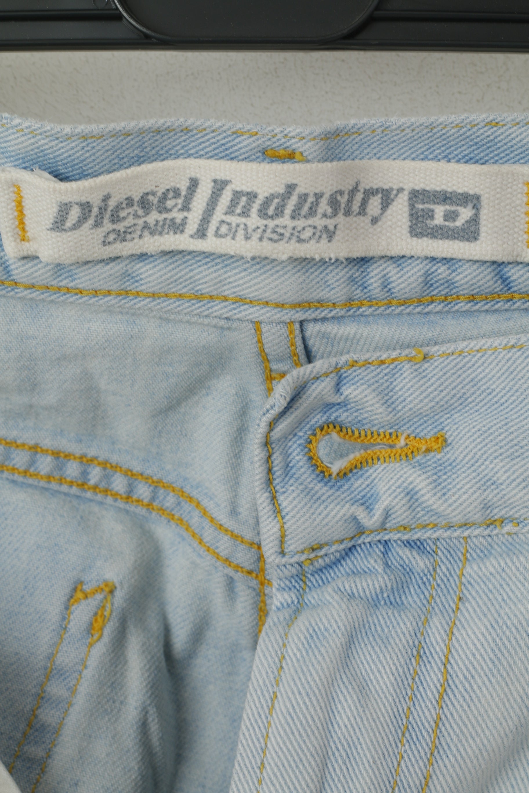 Diesel Industry Women 29 Jeans Trousers Light Blue Cotton Denim Made in Italy Pants