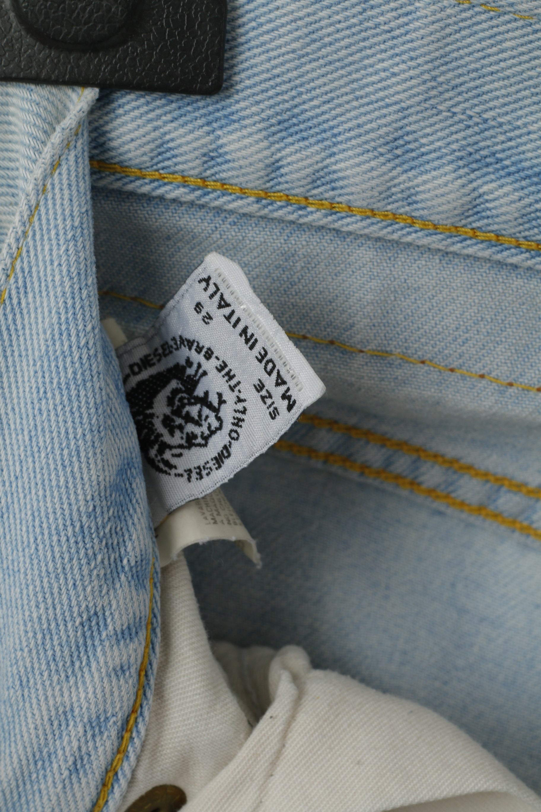 Diesel Industry Women 29 Jeans Trousers Light Blue Cotton Denim Made in Italy Pants