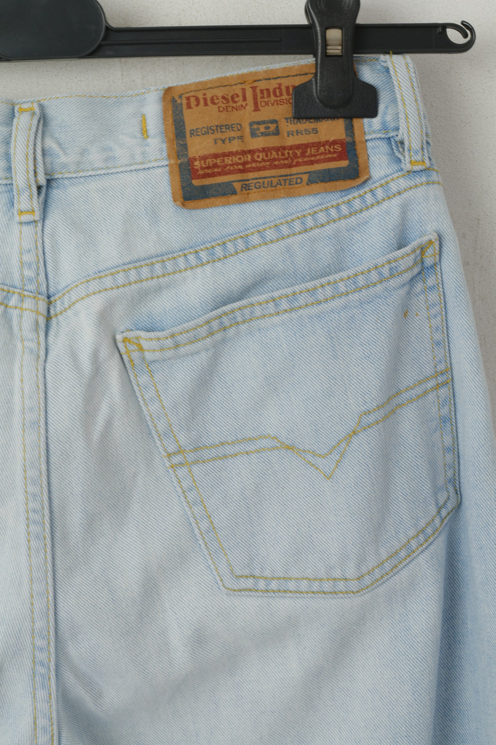 Diesel Industry Women 29 Jeans Trousers Light Blue Cotton Denim Made in Italy Pants