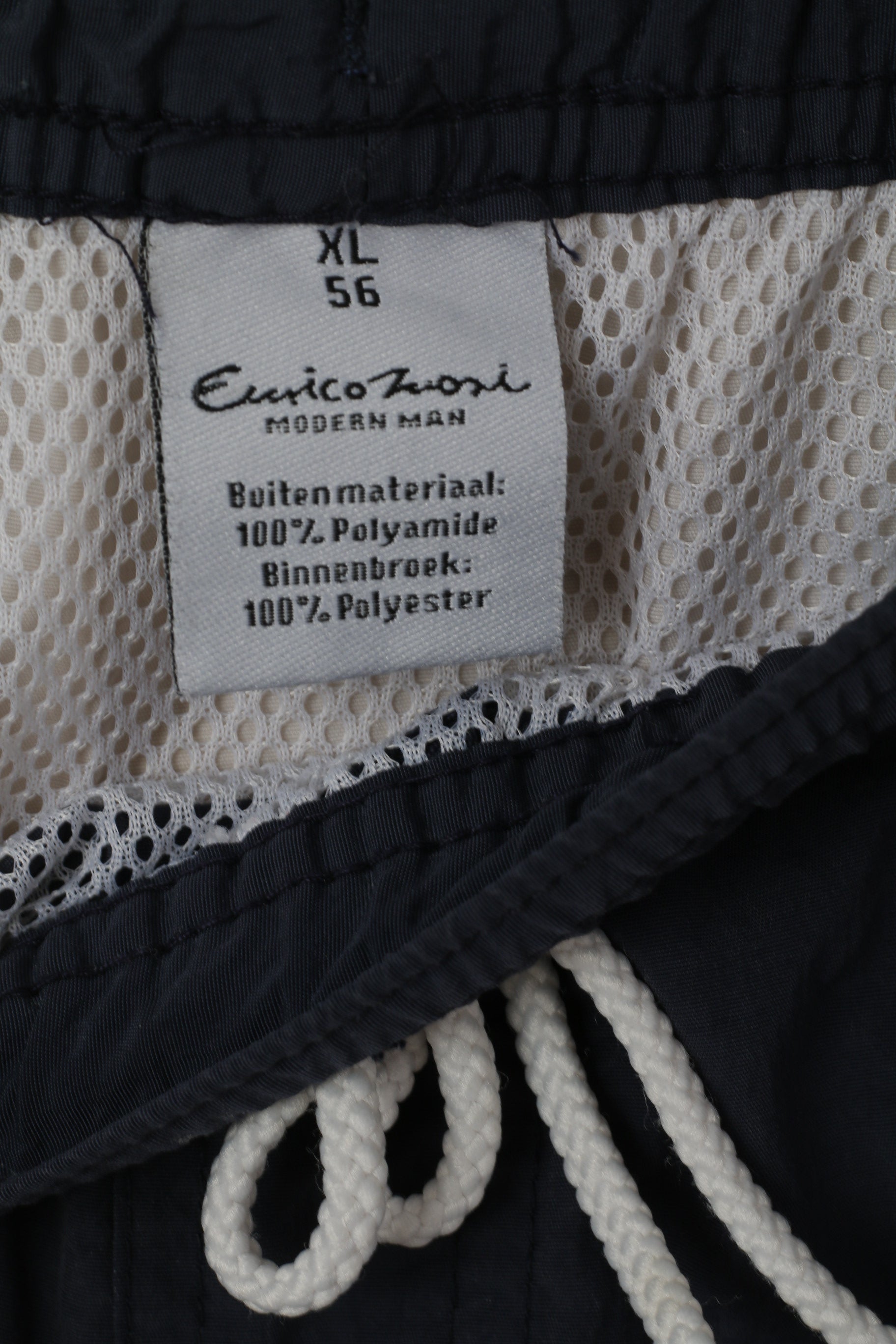 Enrico Rosi Hommes 56 XL Shorts Bleu Maillots De Bain Maille Doublé Été Freestyle