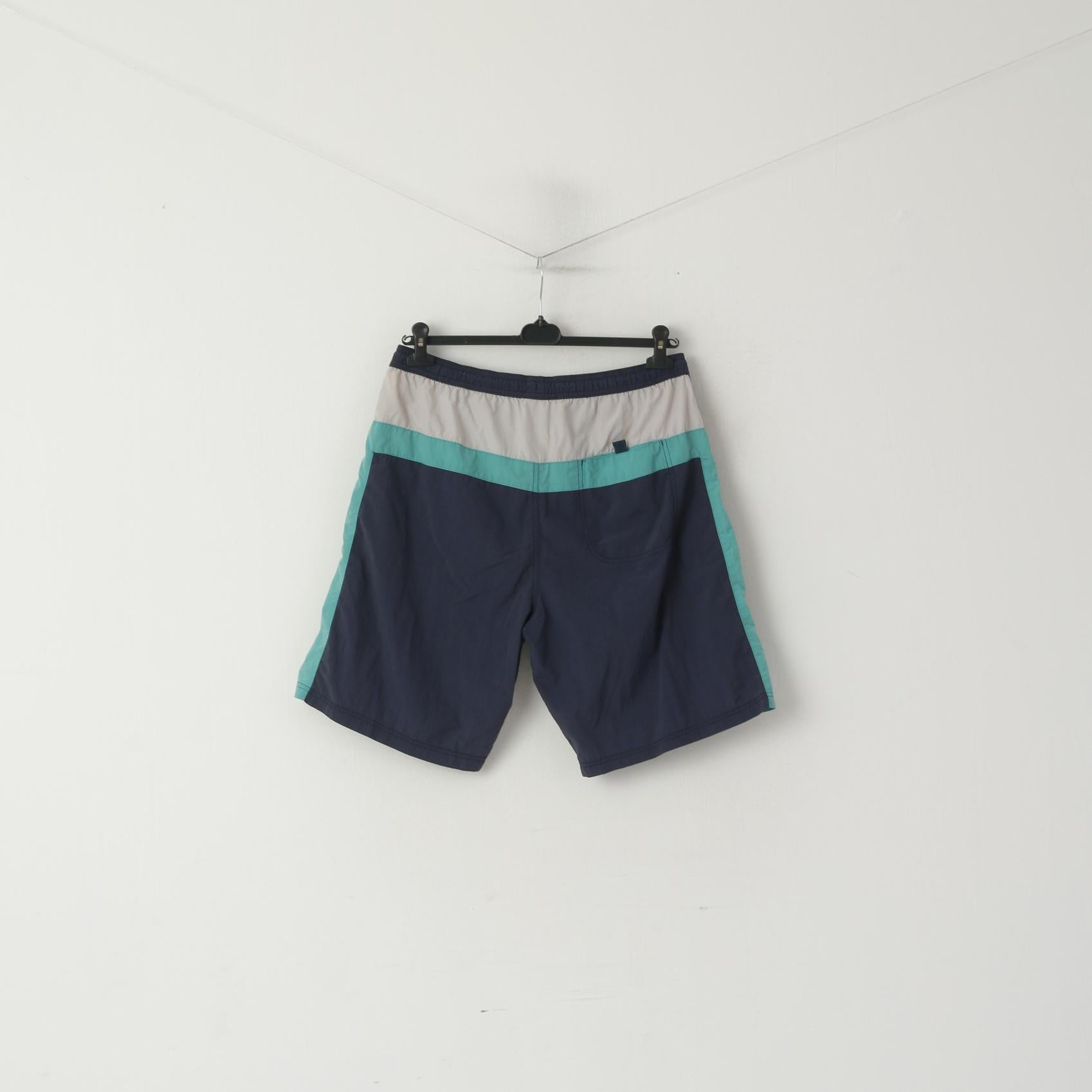 Enrico Rosi Hommes 56 XL Shorts Bleu Maillots De Bain Maille Doublé Été Freestyle