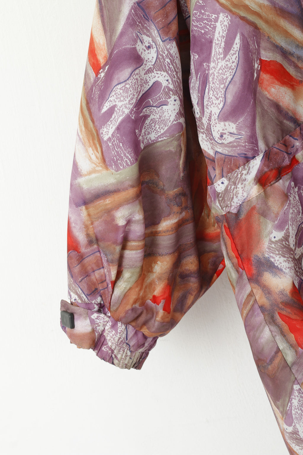 C&amp;A Rodeo Femme 42 XL Veste Violet Festival Vintage Parka d'hiver à capuche