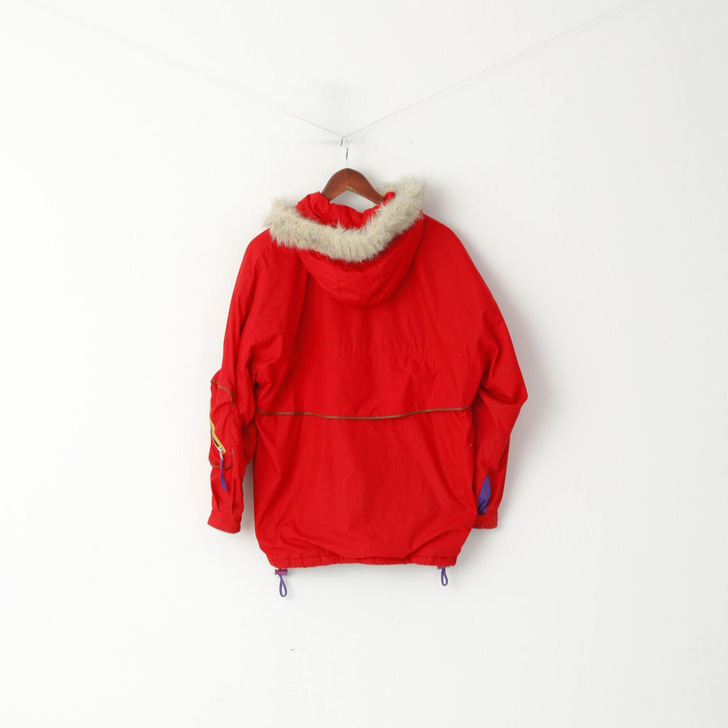 Craft Youth 164 Veste de ski Rouge Snoboarding à capuche Royal Corps Vintage Top