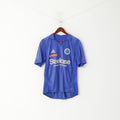Adidas Boys 14 Age 164 Shirt Blue Racing Club De Strasbourg Football Jersey Top