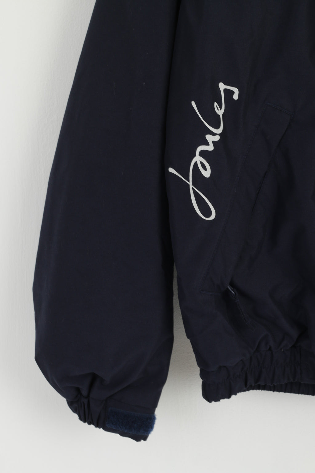 Joules Femme 10 S Veste Bleu Marine Fermeture Éclair Complète Polo Angleterre Haut Classique