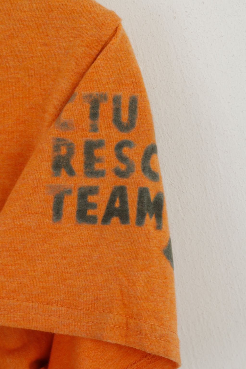 Zanerobe Women S T-Shirt Orange Cotton CTU FCR Rescue Team V Neck Top
