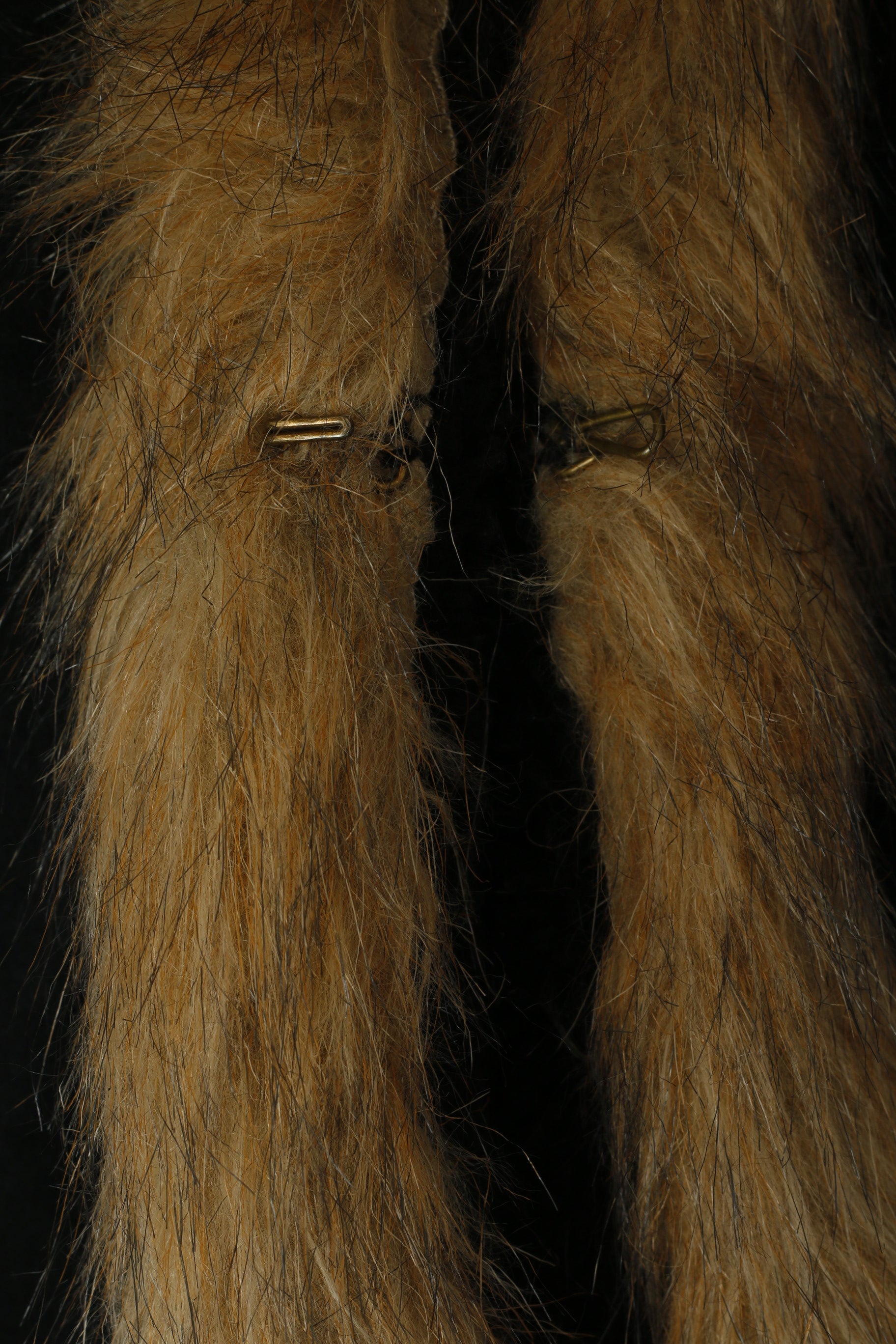 North Down Femmes M Veste Faux Daim Noir Recadrée Col En Fausse Fourrure Haut Élégant