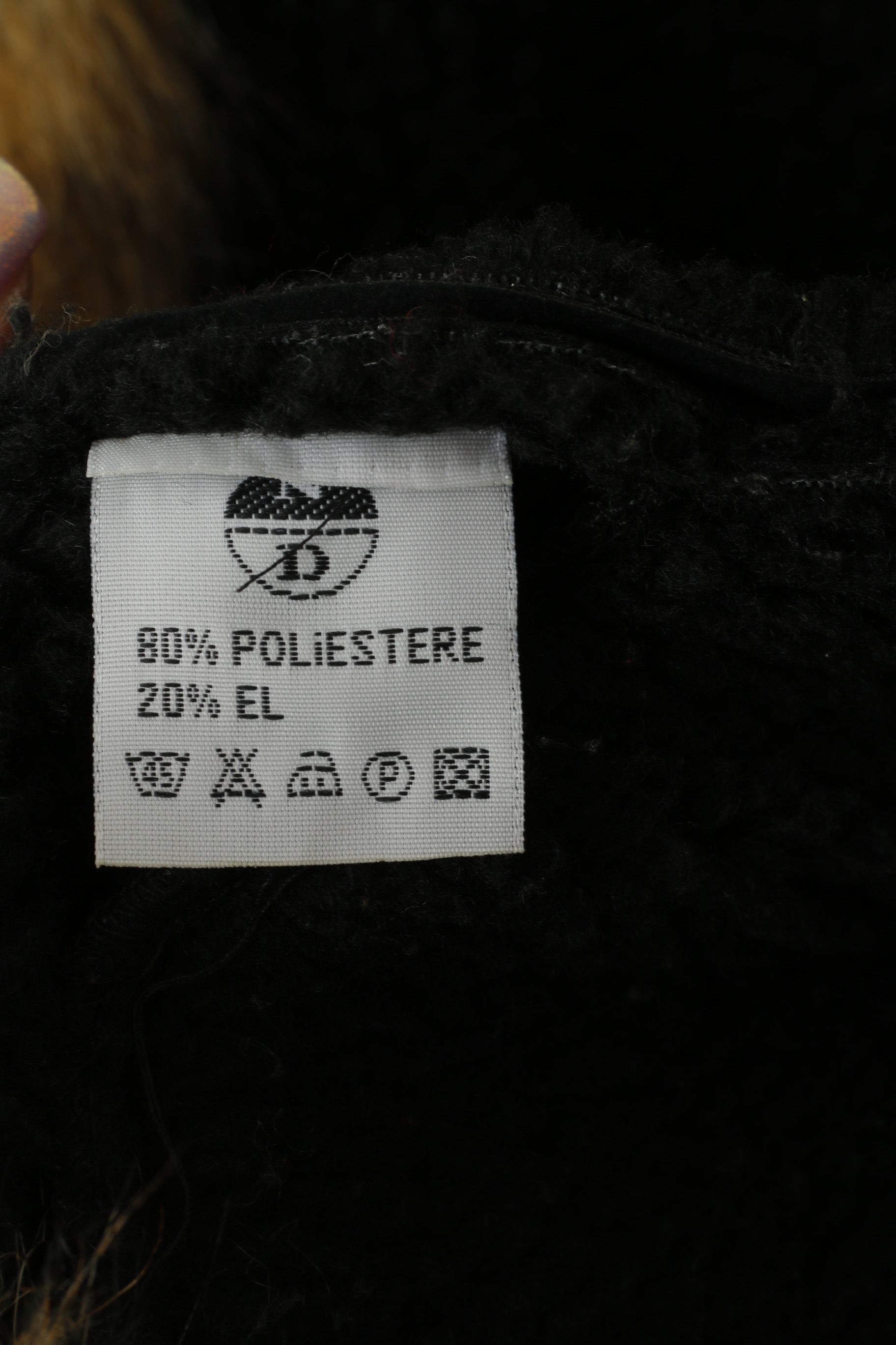 North Down Giacca da donna M Giacca in finta pelle scamosciata nera con colletto corto in pelliccia sintetica Top elegante