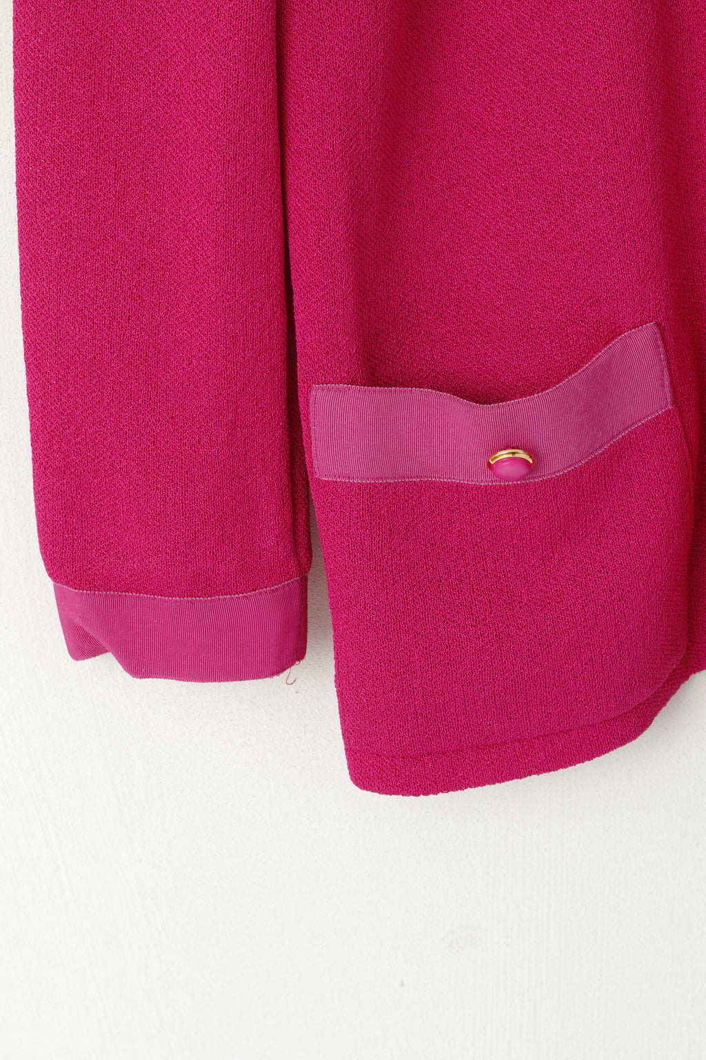 Castleberry Adrian Avery Femmes 8 S Cardigan Fuchsia Vintage Pull Classique